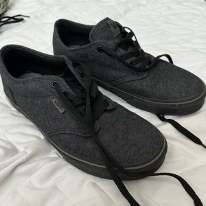 Vans. Black. Gently used. Size 8 men’s